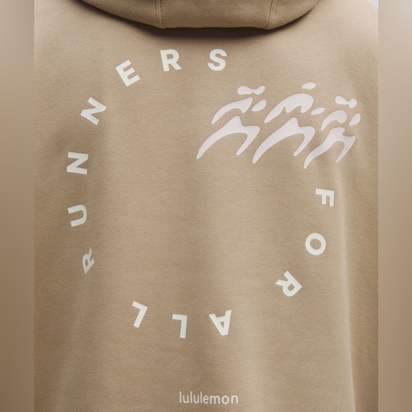 Lululemon Steady State Pullover Hoodie Run Graphic -  Sheer Oak Tan, Size S - Picture 8 of 8